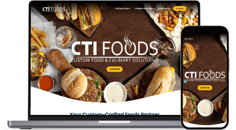 CTI Foods website preview