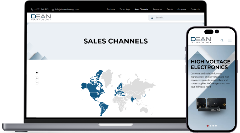 Dean Technology website preview