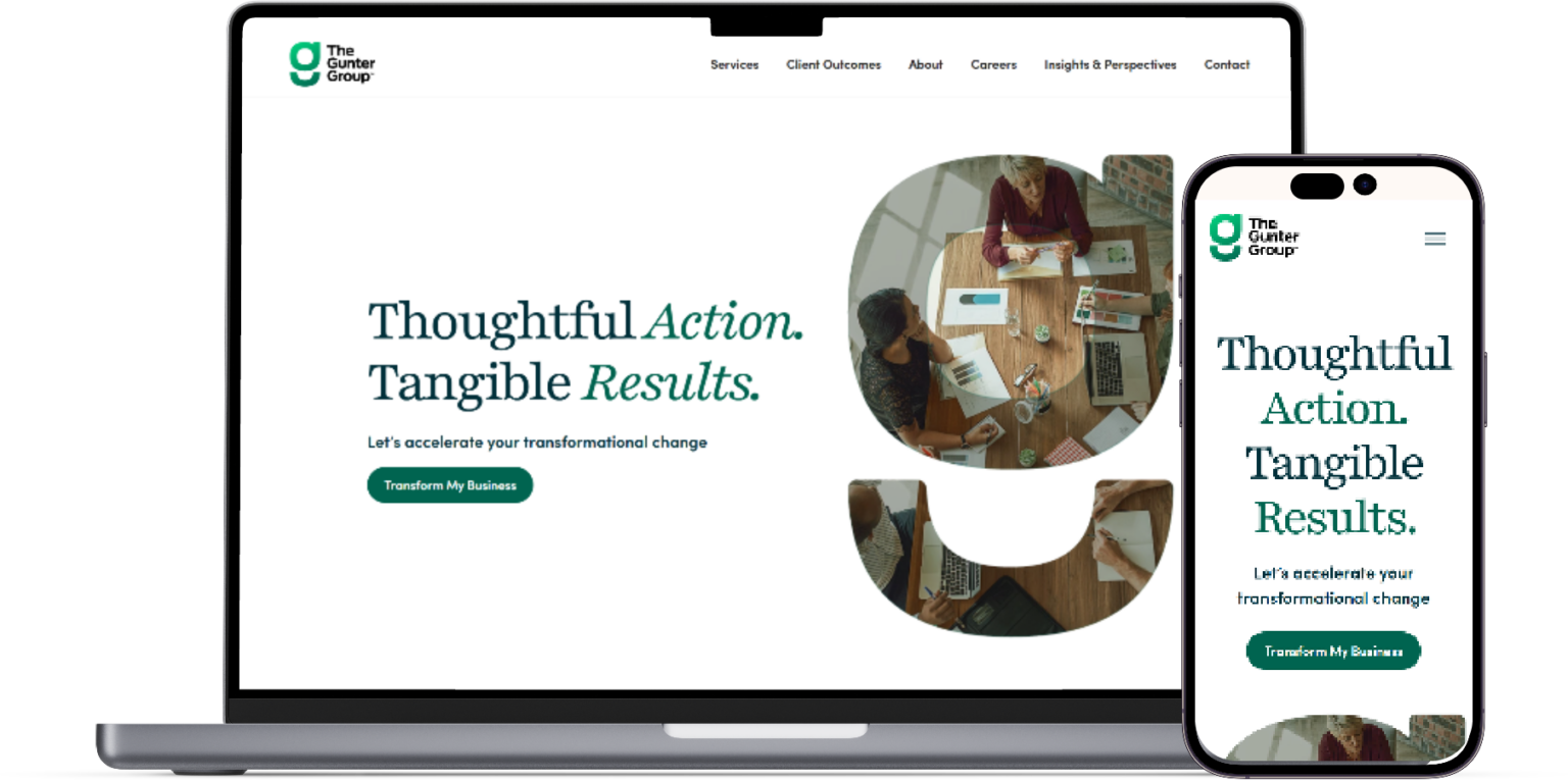 Gunter Group website preview